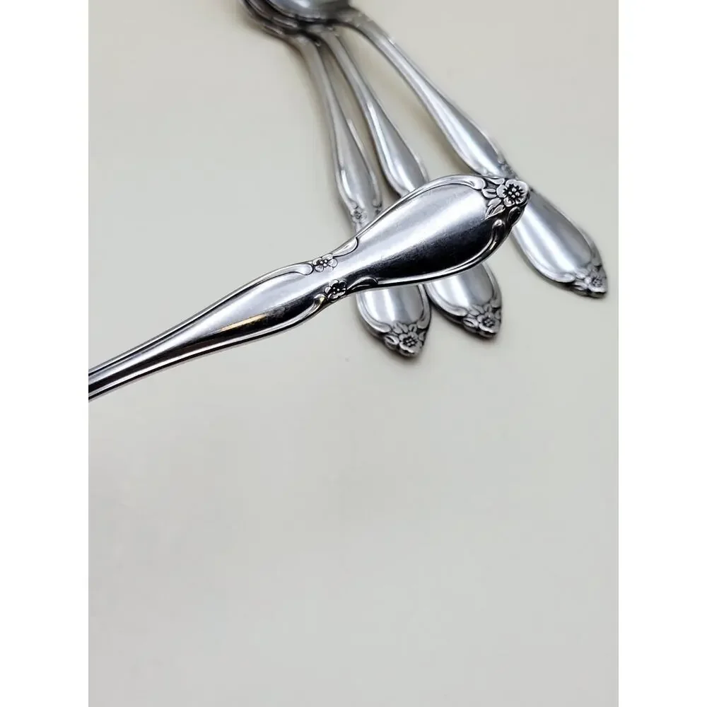 Oneida Chatelaine Fruit Spoons Grapefruit Stainless Steel Set of 4